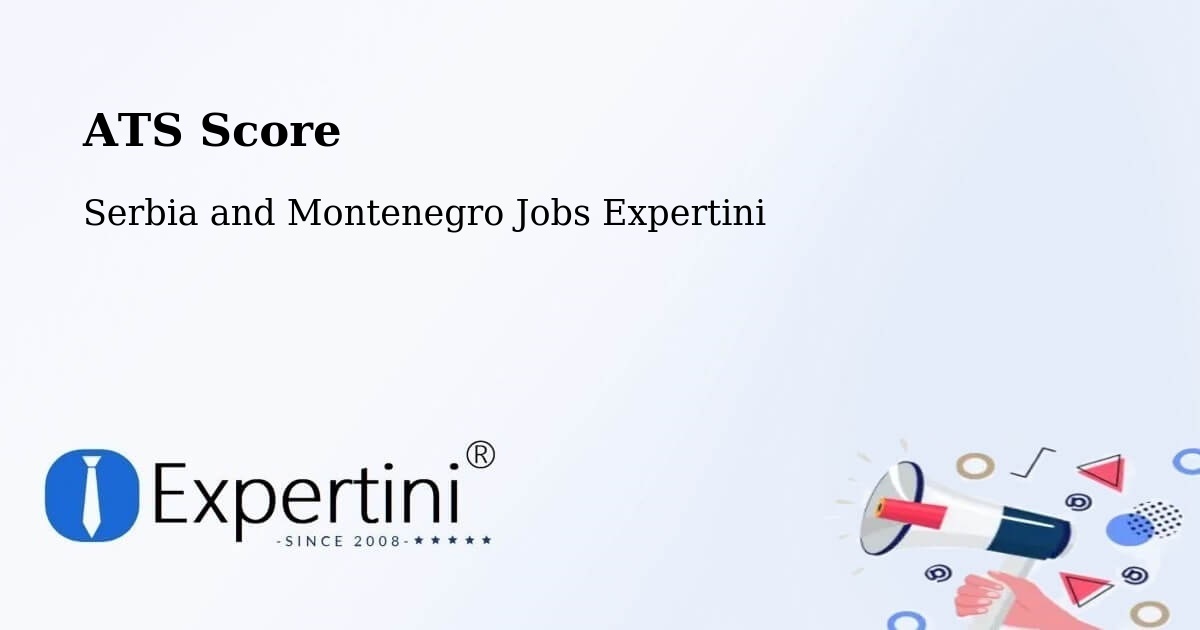 Resume ATS Score & Job Description Match Tool – Jarvis - Serbia and Montenegro Jobs Expertini