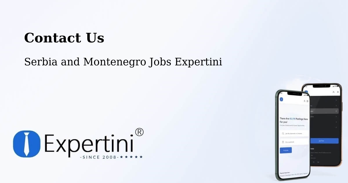Contact Expertini – Jarvis - Serbia and Montenegro Jobs Expertini