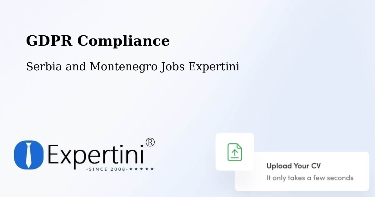 EU GDPR Compliance Statement – Jarvis - Serbia and Montenegro Jobs Expertini